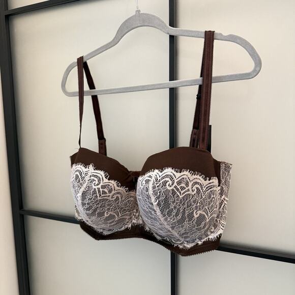 Claudette Longline Balconette Bra Underwire Plus Size Bra 38FF Lingerie New - Picture 5 of 11